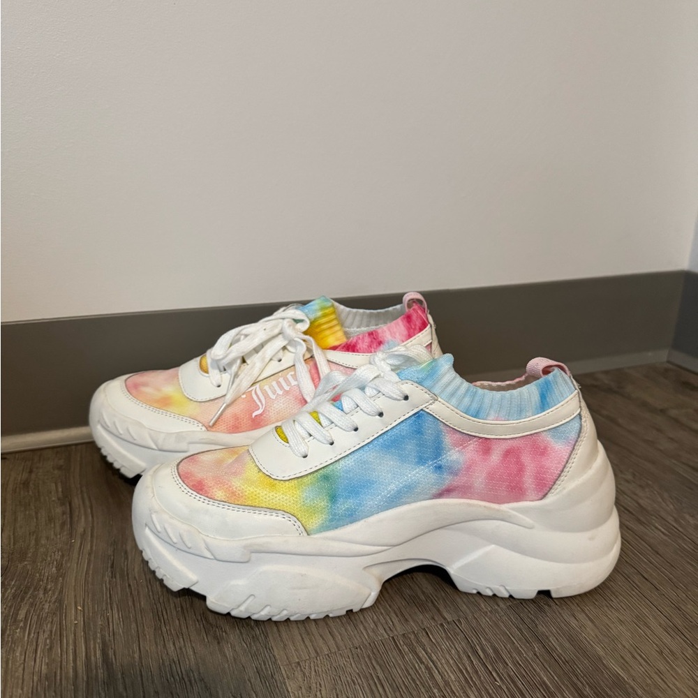 Juicy Couture Platform Tie-Dye Sneakers